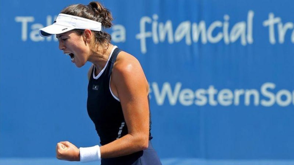 Muguruza, en Cincinnati.-AARON DOSTER