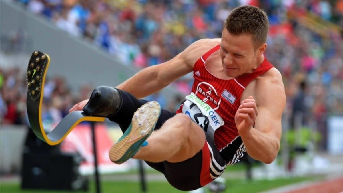 El atleta paralímpico alemán Markus Rehm.-