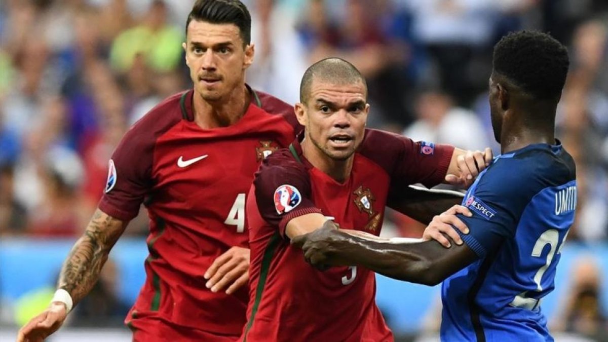 Pepe se ha defendido ante las acusaciones que le apuntan como posible defraudador.-AFP / FRANCK FIFE