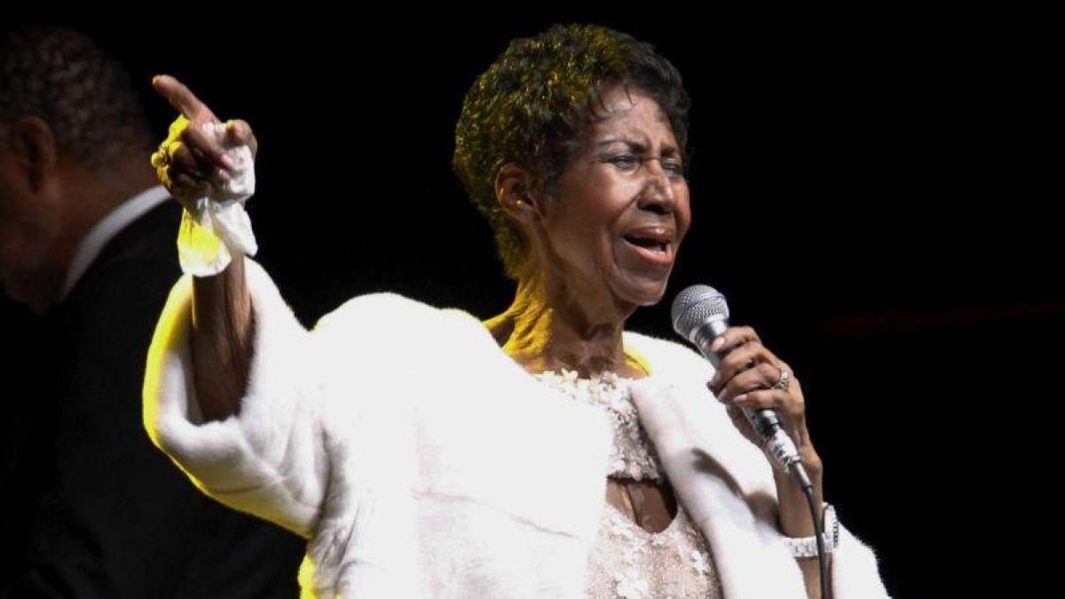 Aretha Franklin, en una actuación en noviembre del 2017.-EL PERIÓDICO