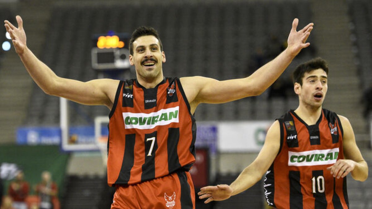 Alejandro Bortolussi, durante su etapa en Covirán Granada. ECB