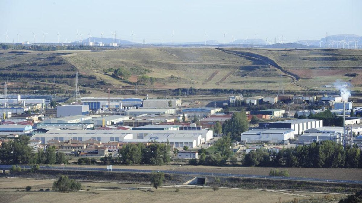 Vista del polígono industrial de Villalonquéjar. ECB