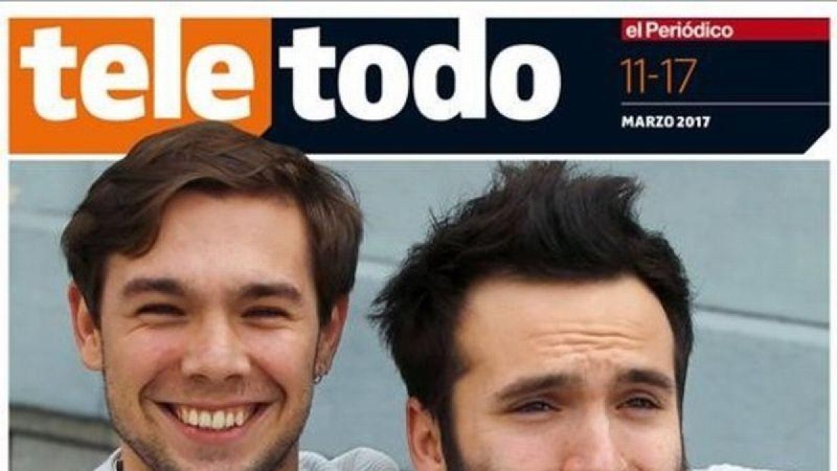 Portada de 'Teletodo' protagonizada por los actores Carlos Cuevas y Ricardo Gómez, de la serie 'Cuéntame cómo pasó' (TVE-1).-