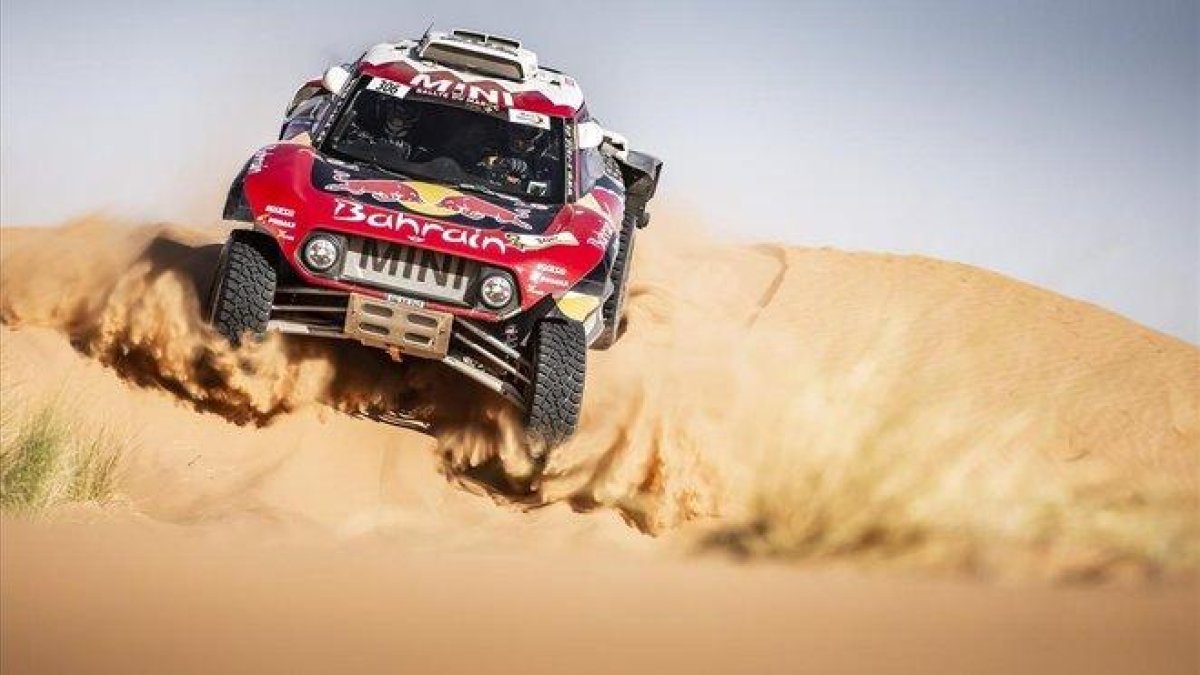 Carlos Sainz, en el Rally de Marruecos.-