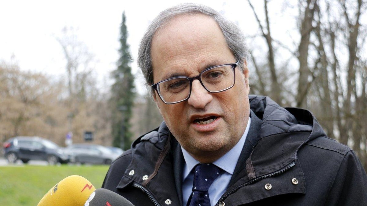 Torra, en Lubjana.-ORIOL BOSCH / ACN