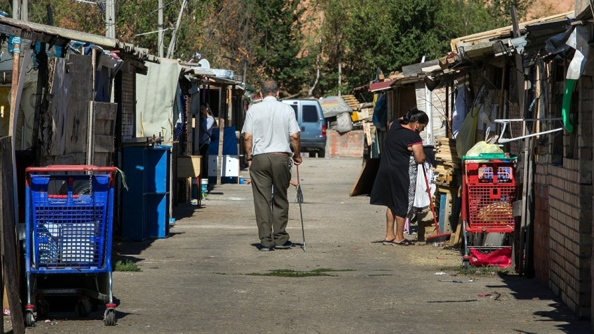 Se espera que el poblado chabolista del Encuentro, en Burgos, desaparezca en 2023. TOMÁS ALONSO