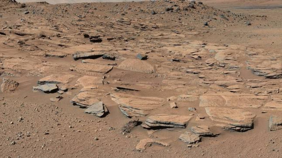 Imagen de la superficie de Marte facilitada por la NASA.-AFP