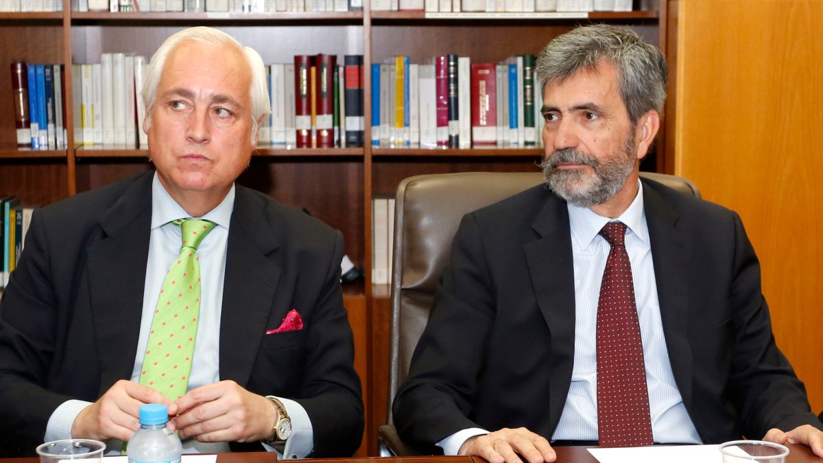 Carlos Lesmes y José Luis Concepción