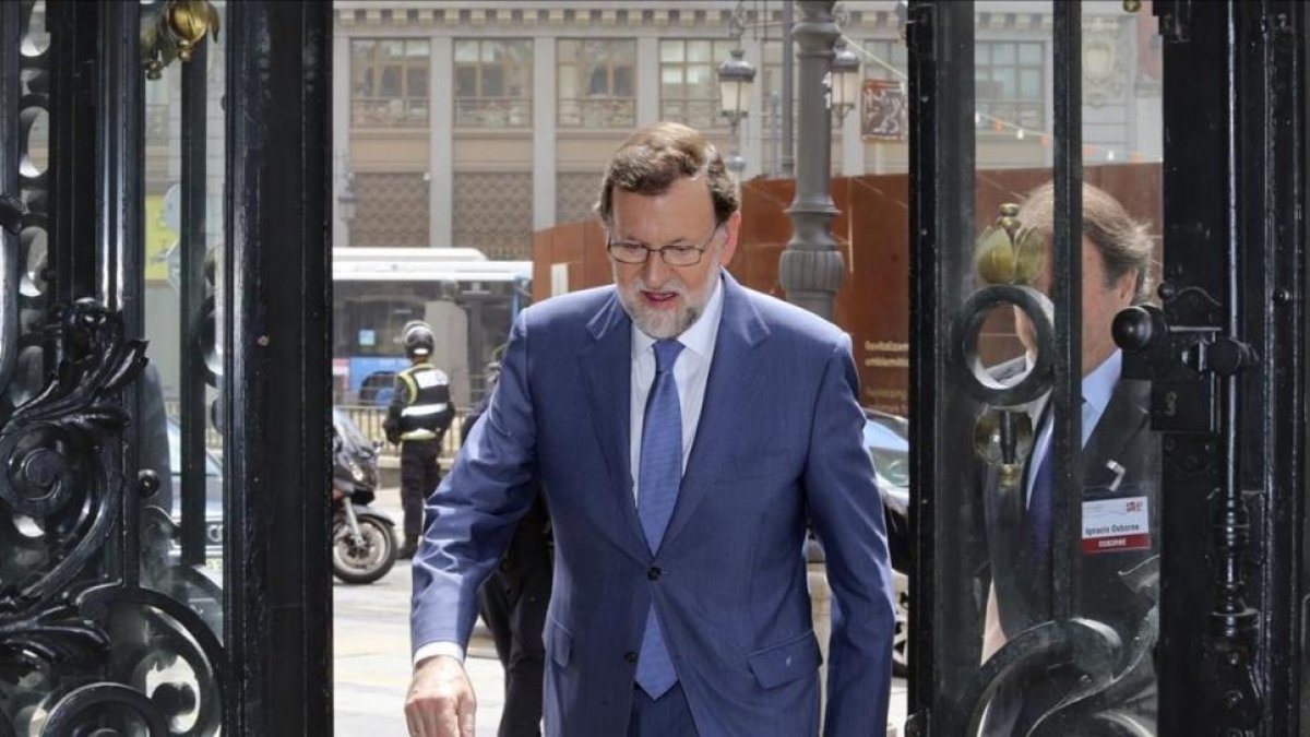 Mariano Rajoy, el pasado martes en Madrid.-JOSE LUIS ROCA
