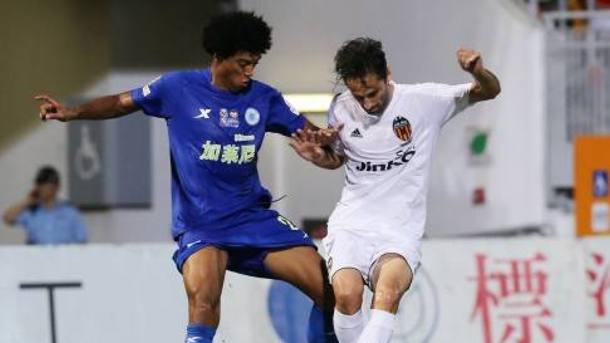 Iván Zarandona, en un partido con la elástica del Rangers de Hong Kong-ECB