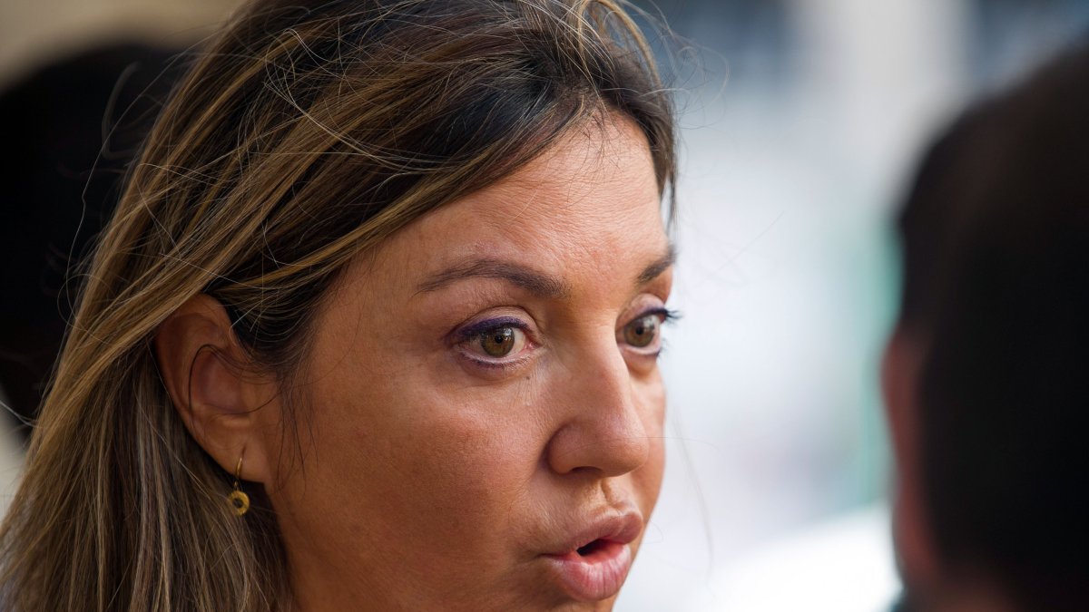 Carolina Blasco durante una intervención. TOMÁS ALONSO