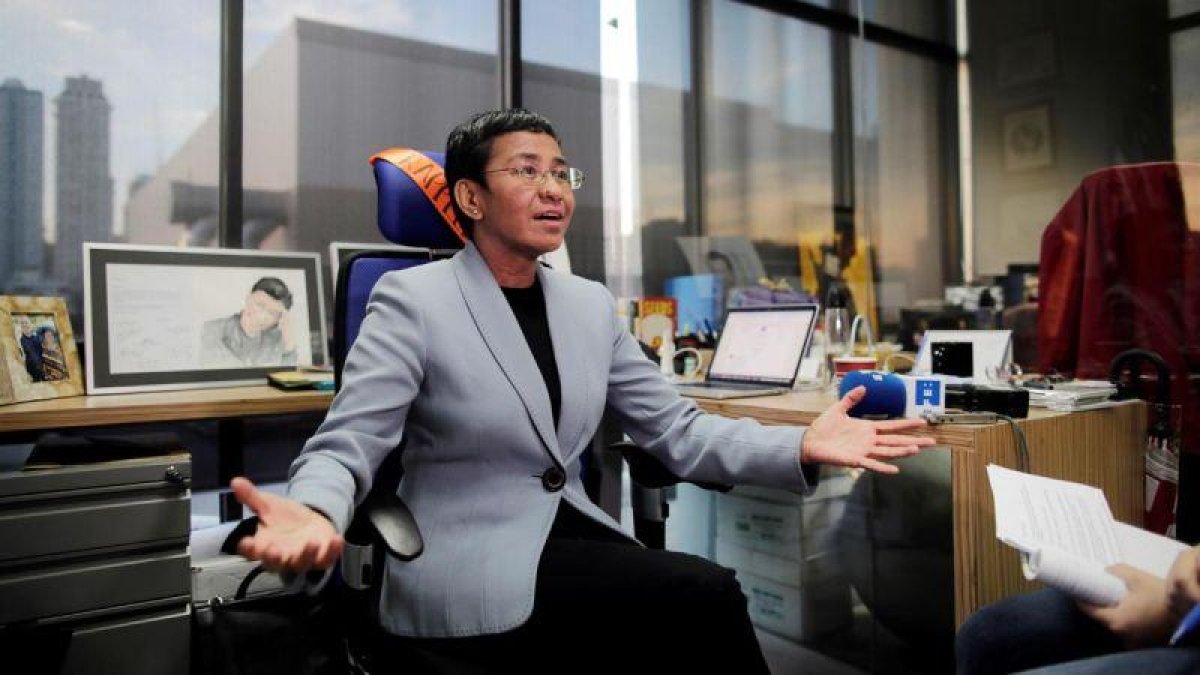 Maria Ressa: El peligro de las amenazas en las redes es que no sabes lo que es real y lo que no.-FRANCIS R. MALASIG/ EFE