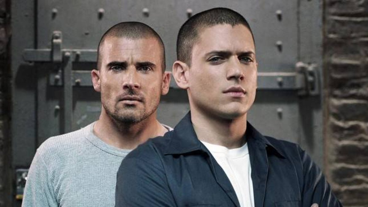 Los actores Dominic Purcell (izquierda) y Wenworth Miller, en una imagen promocional de 'Prison break'.-Foto: ARCHIVO
