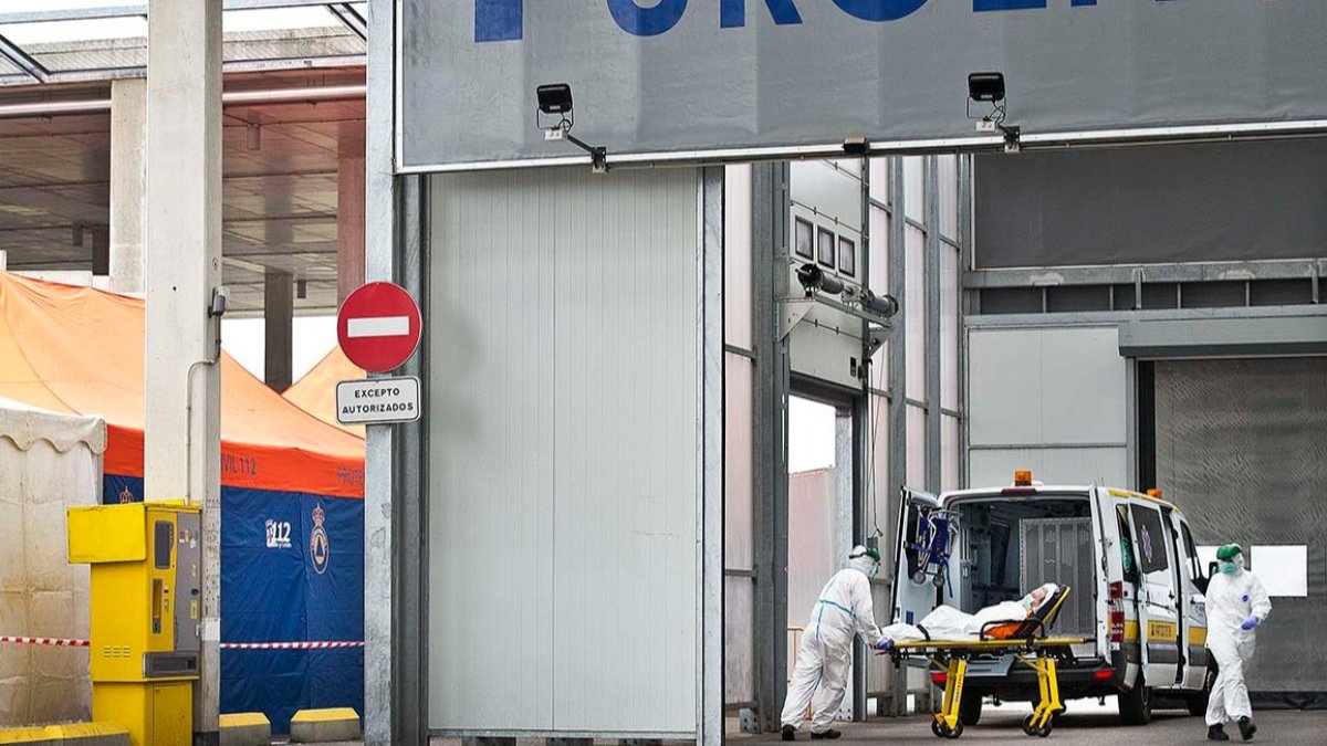 Imagen de un ingreso en Urgencias del HUBU. ECB