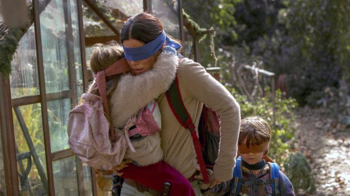 Fotograma de la película 'Bird box' con Sandra Bullock.-NETFLIX