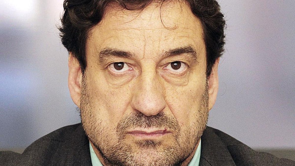 Jesús Martínez, presidente del Burgos CF, durante una comparecencia pública.-ISRAEL L. MURILLO