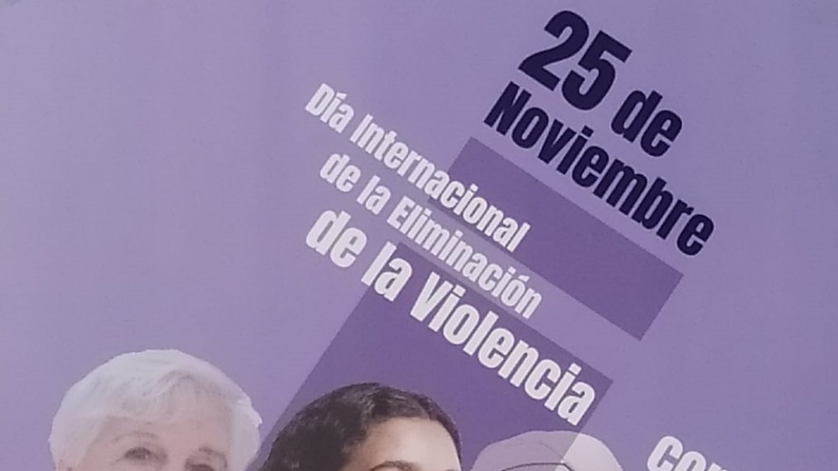 Cartel de las actividades organizadas en torno al 25 de noviembre, día contra la violencia de género.