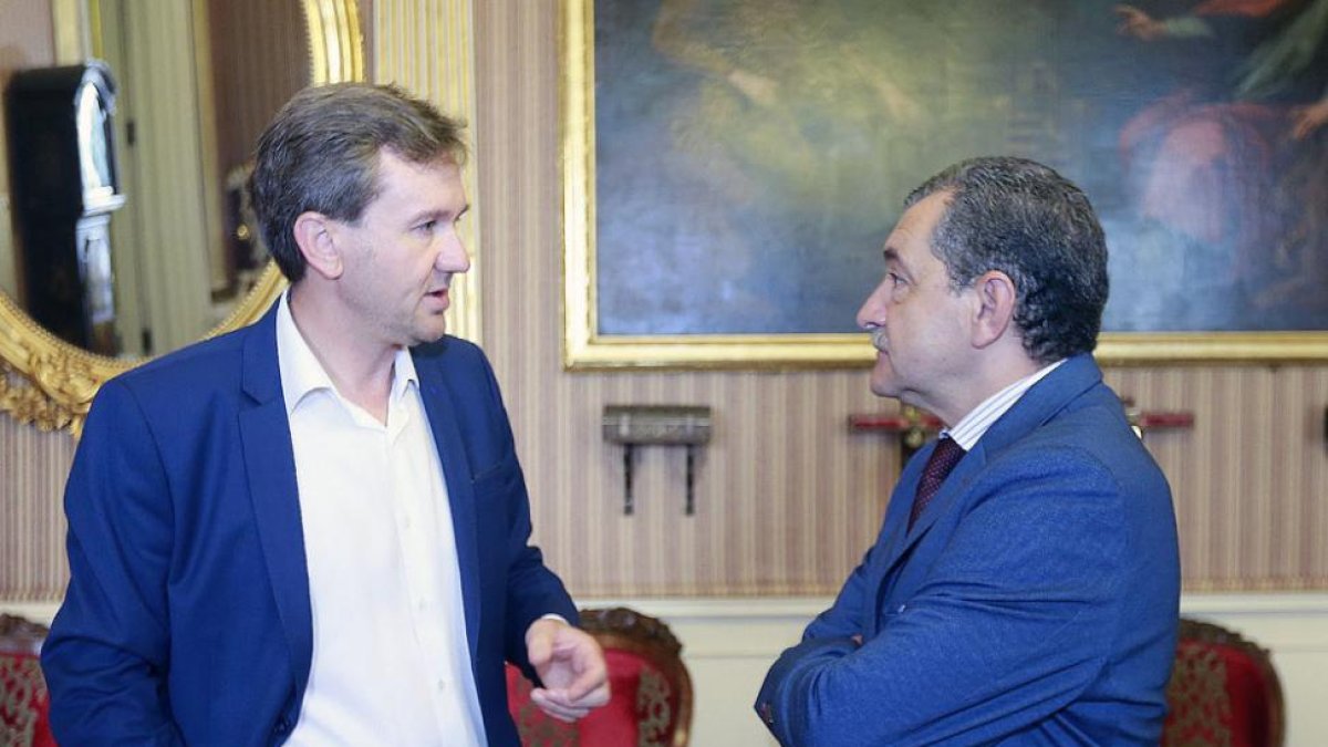 Javier Lacalle y Emilio Gutiérrez.-RAÚL G. OCHOA