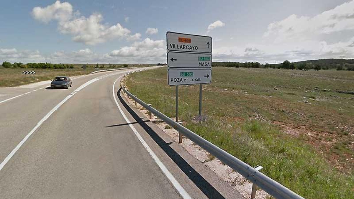 La CL-629 y su reconversión en autovía es una de las principales reivindicaciones de los ayuntamientos de Las Merindades.-ECB