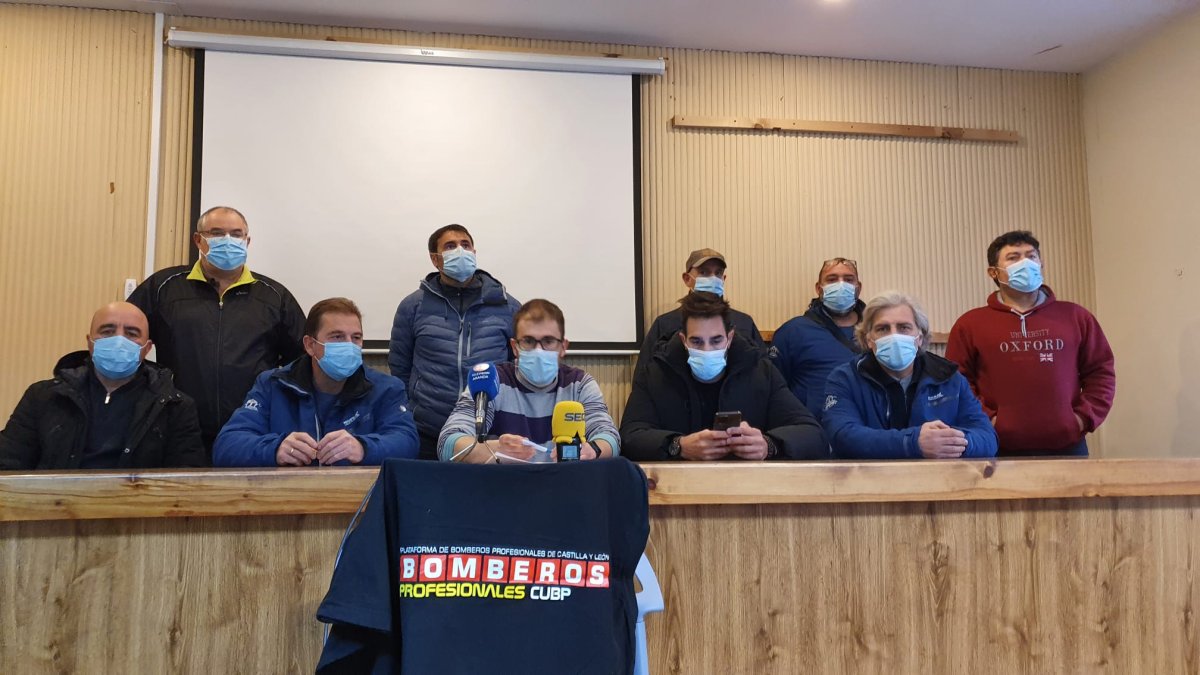 Los bomberos de Aranda exigen soluciones urgentes