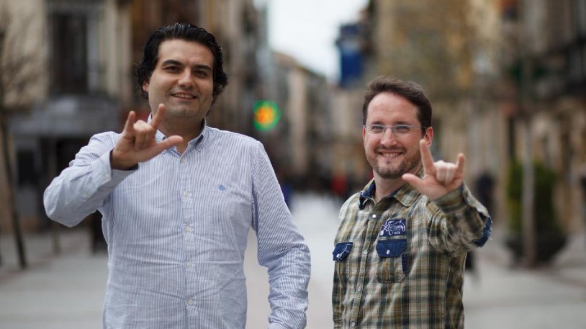 Hugo y Rubén, concursantes sorianos del programa ¡Boom! emitido por Antena 3 .-ICAL