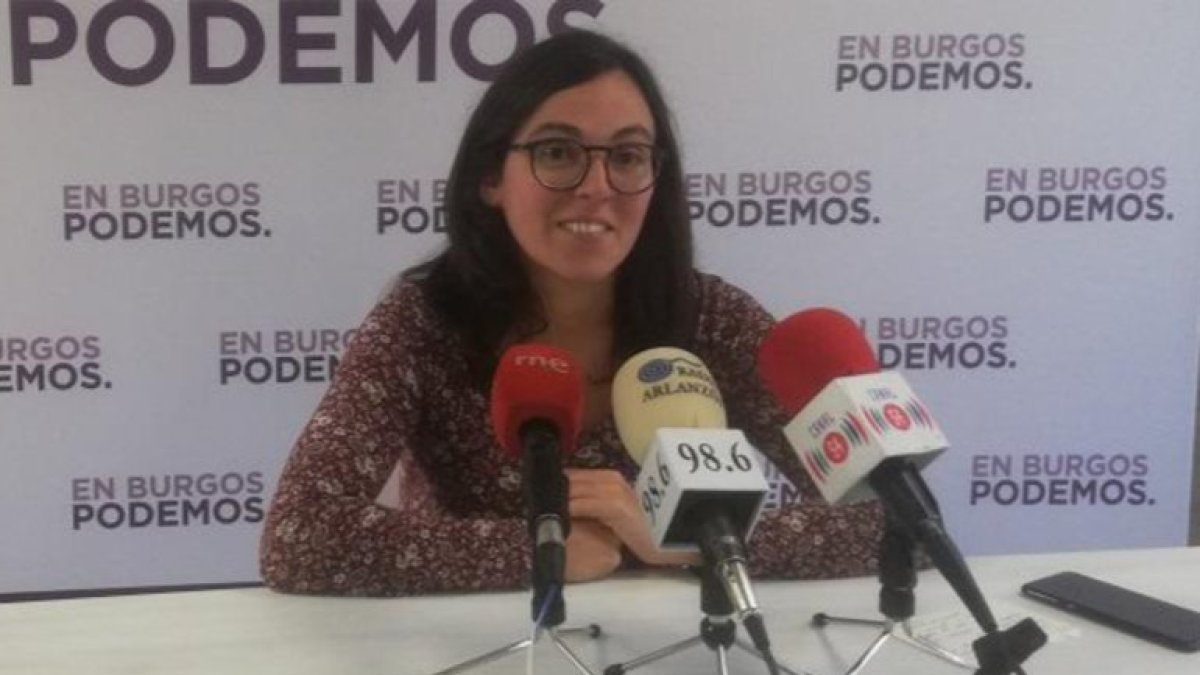 Laura Domínguez, procuradora de Podemos. ECB