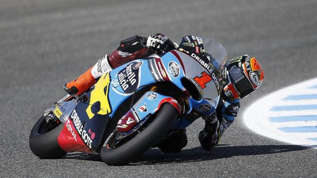 Tito Rabat, durante la cualificación del Gran Premio de España, en Jerez.-Foto: EFE / ROMÁN RÍOS