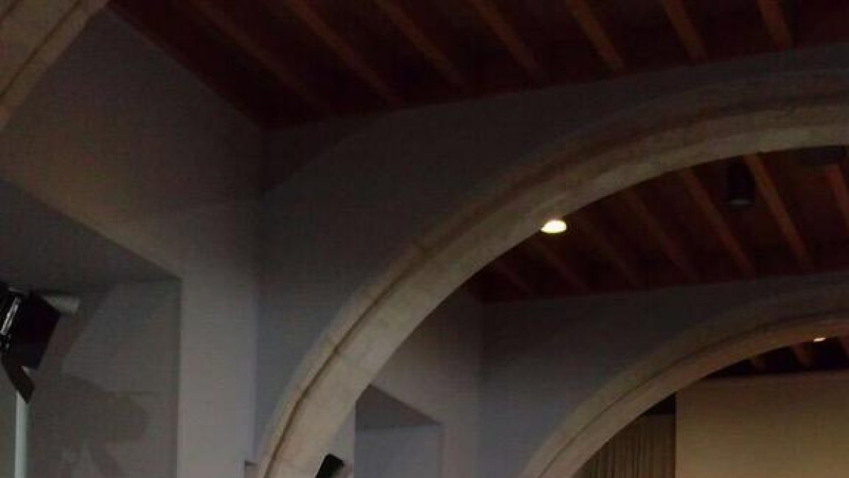 Pedro Sánchez, en el Monasterio de San Agustín, en Burgos-ECB