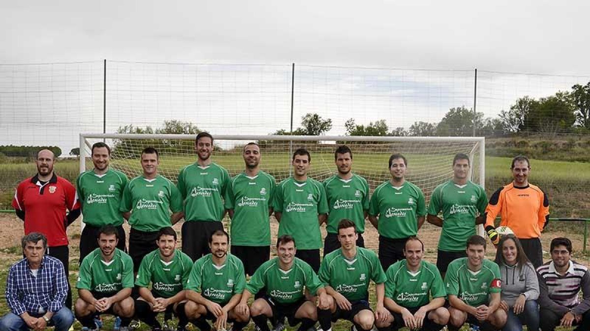 Plantilla del Mazuelo de Muñó, campeón del torneo en 2015-ECB