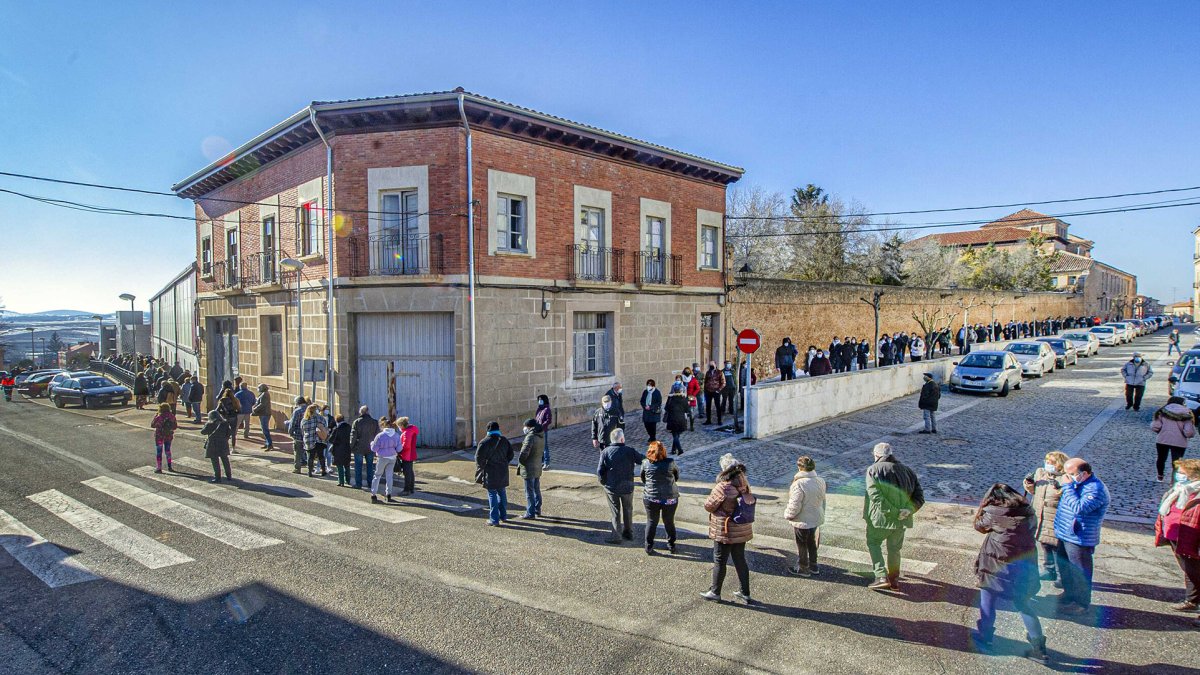 Imagen de un cribado en Lerma. ECB