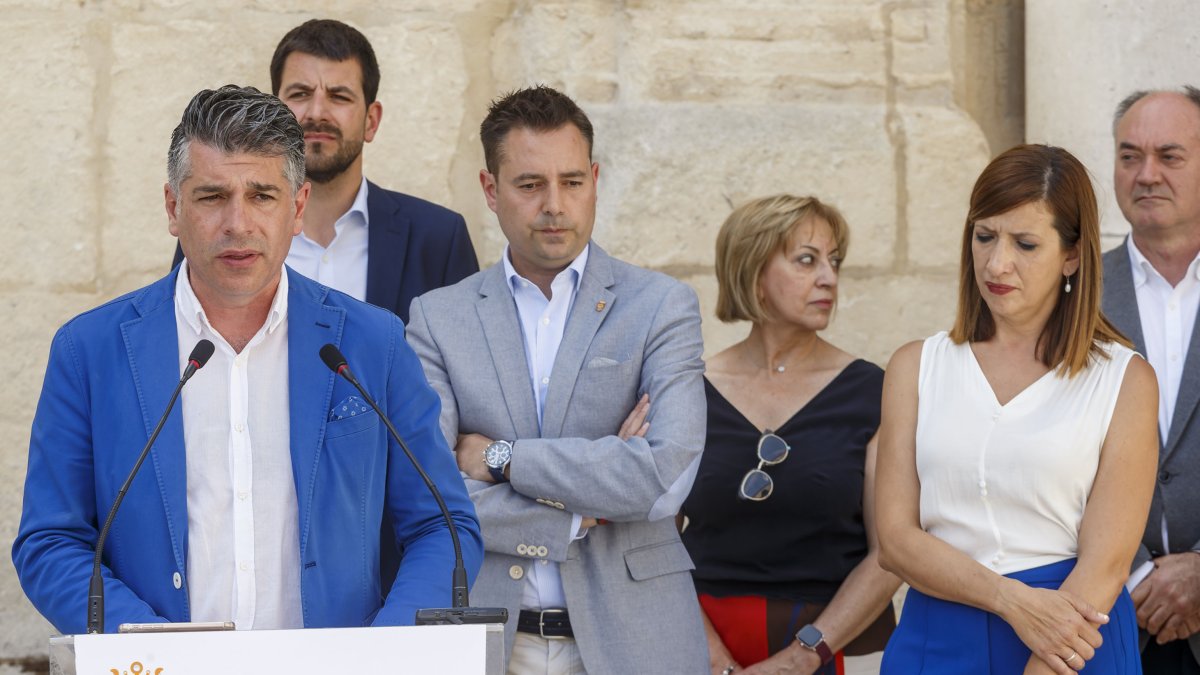 Vicente Marañón, durante su intervención. SANTI OTERO