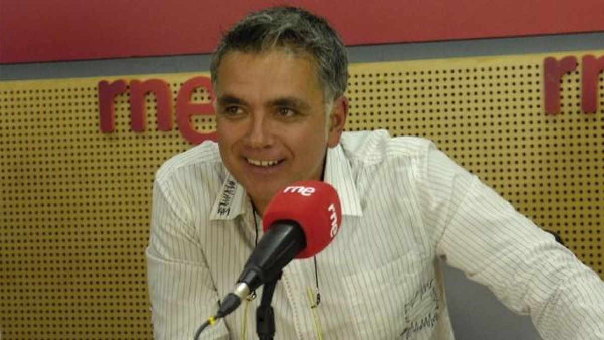 Juan Ramón Lucas, en una foto de su etapa en RNE.-Foto: RNE