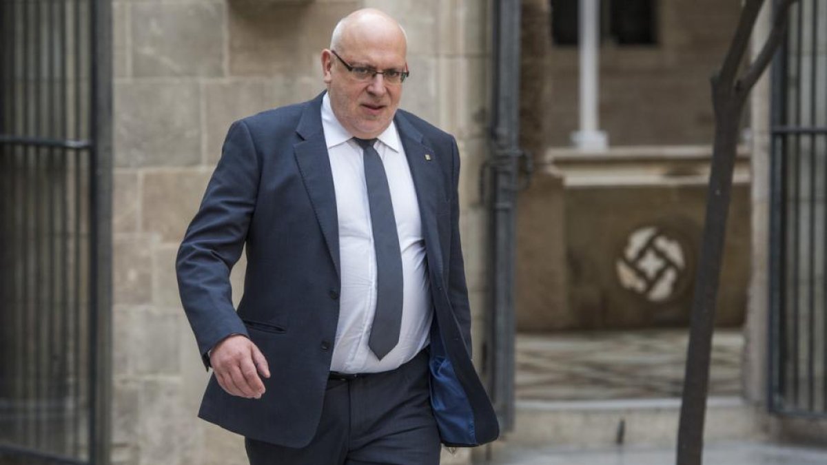 El 'conseller' Jordi Baiget, en el Palau de la Generalitat.-FERRAN SENDRA