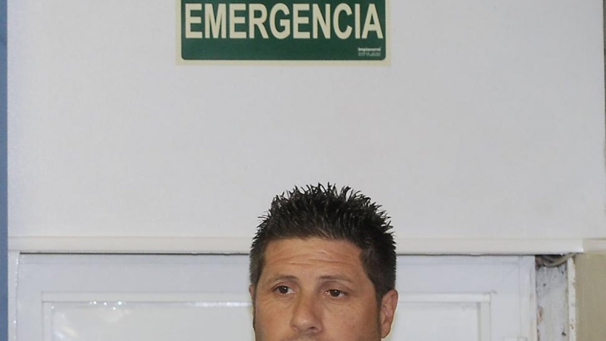 Nacho Fernández en su presentación como director deportivo.-ISRAEL L. MURILLO