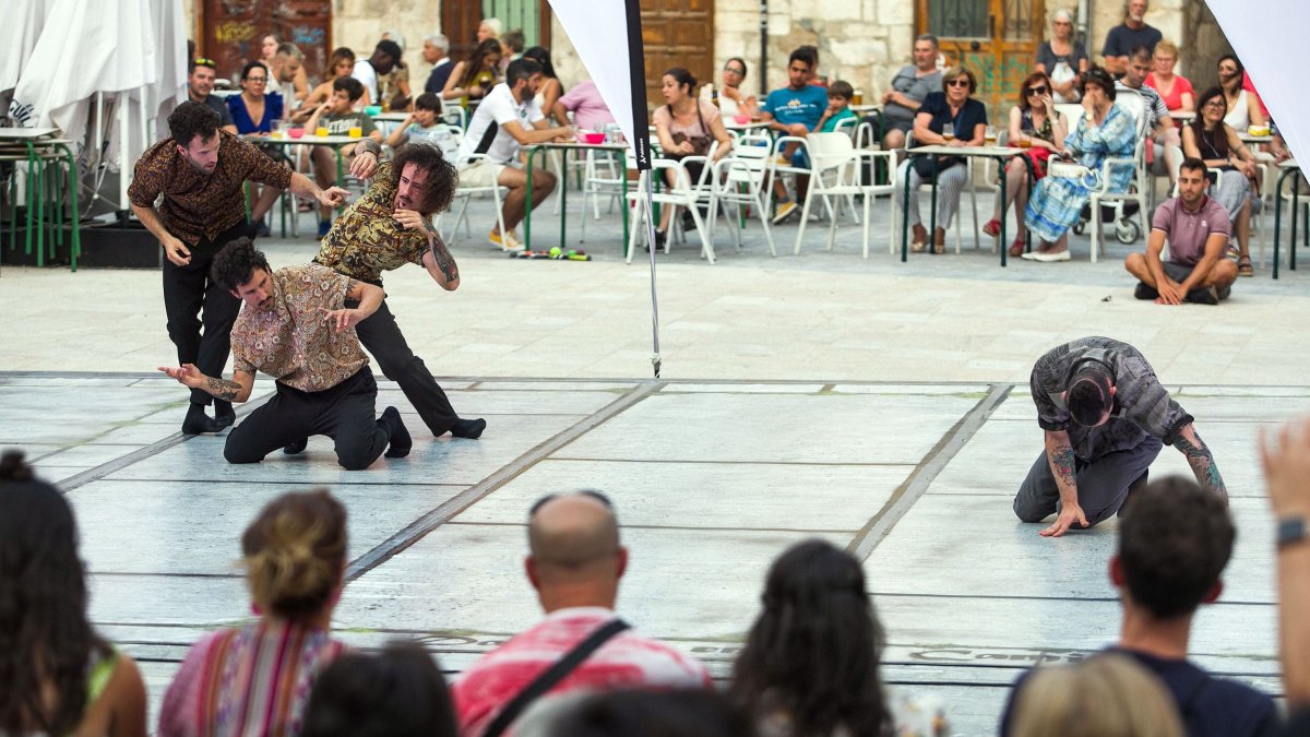 Tres obras de inspiración Jacobea y expresamente creadas para la ocasión se representaron en la en la Llana de Afuera. TOMÁS ALONSO