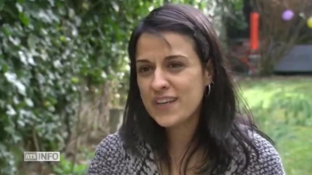 Anna Gabriel durante la entrevista realizada por RTS, en Suiza.-/ RTS