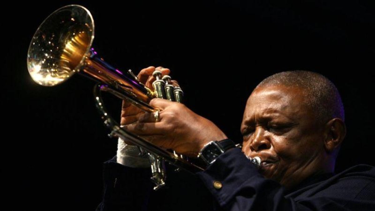 Hugh Masekela ha fallecido a la edad de 78 años.-ALEXANDER JOE