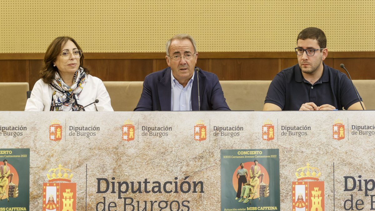 Presentación de la final del certamen de jóvenes cantautores. SANTI OTERO