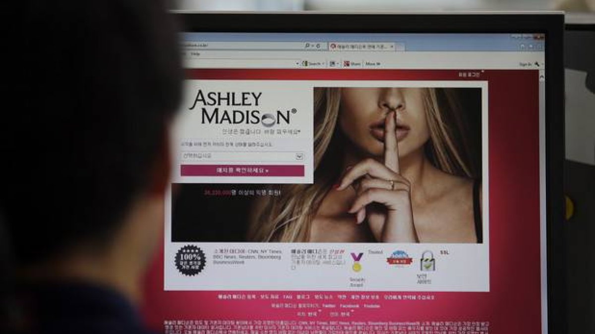 La web de Ashley Madison.-Foto: AP / LEE JIN - MAN