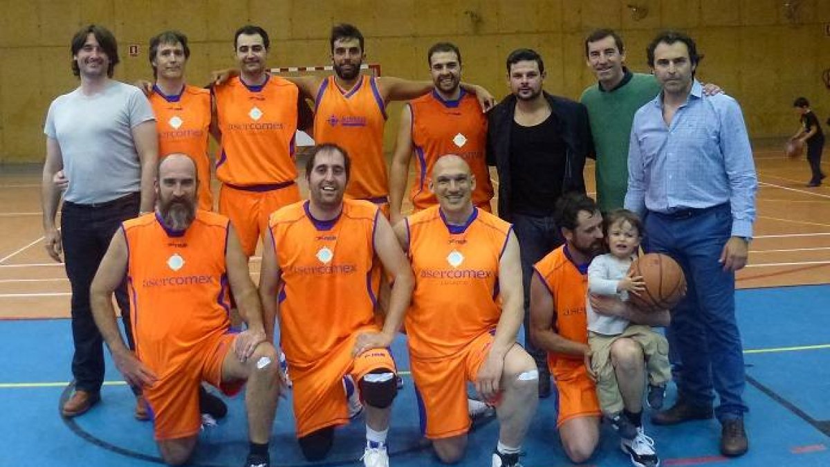 Formación del CB Atapuerca Asercomex.-FOTO CEDIDA POR LA DELEGACIÓN BURGALESA