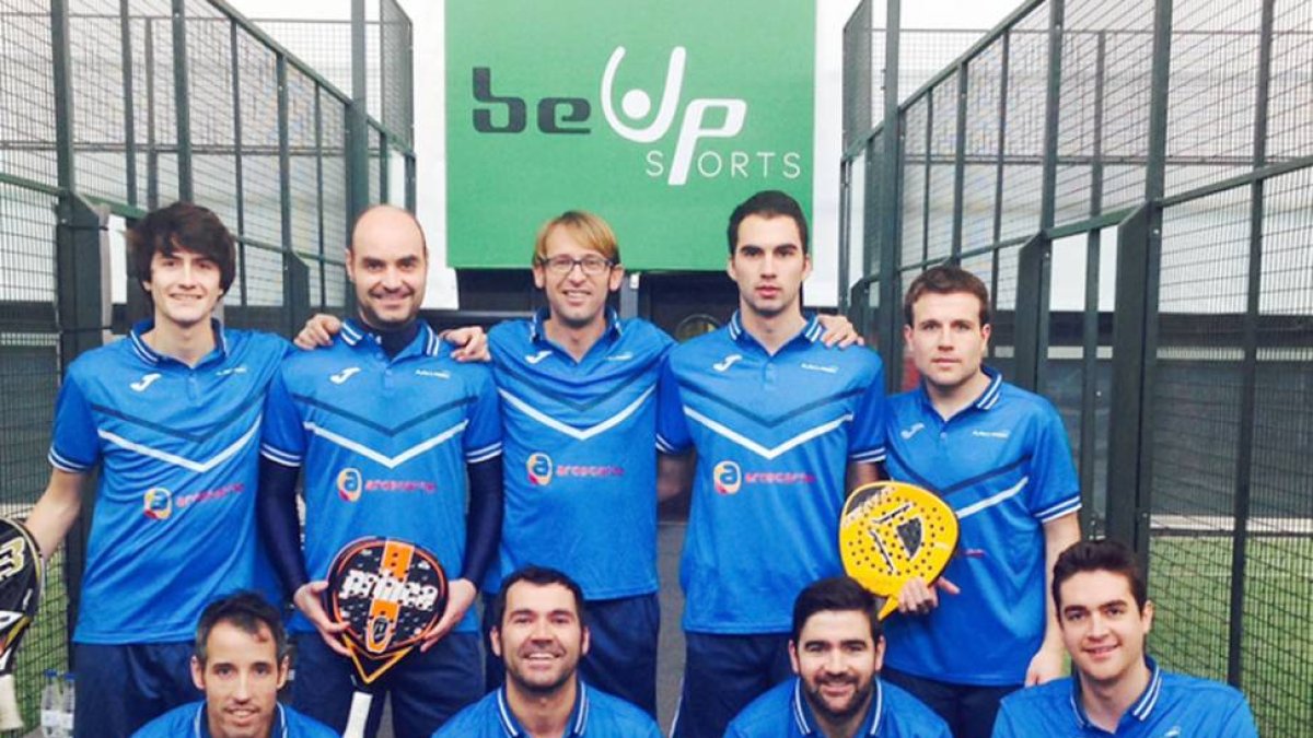 Formación masculina del Arcecarne Play Pádel.-ECB