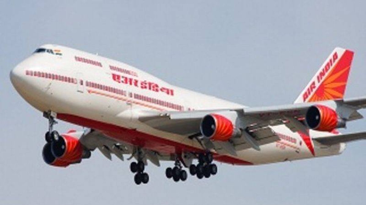 Avión de la compañía Air India.-