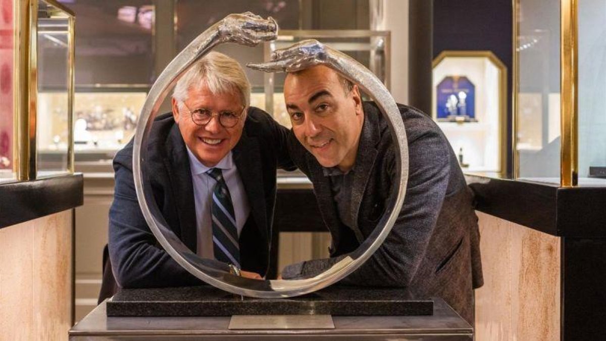 Lorenzo Quinn y Esteban Rabat.-EL PERIÓDICO