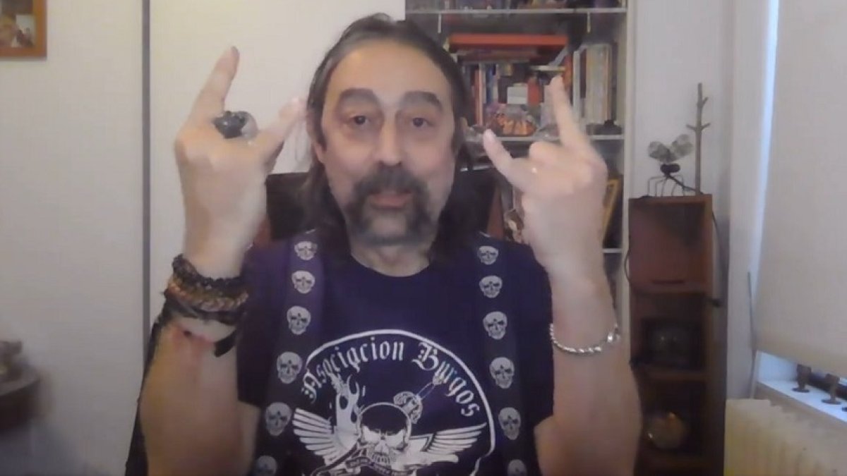 El virólogo Adolfo García Sastre, socio de honor de la Asociación Burgos Heavy Metal. FACEBOOK