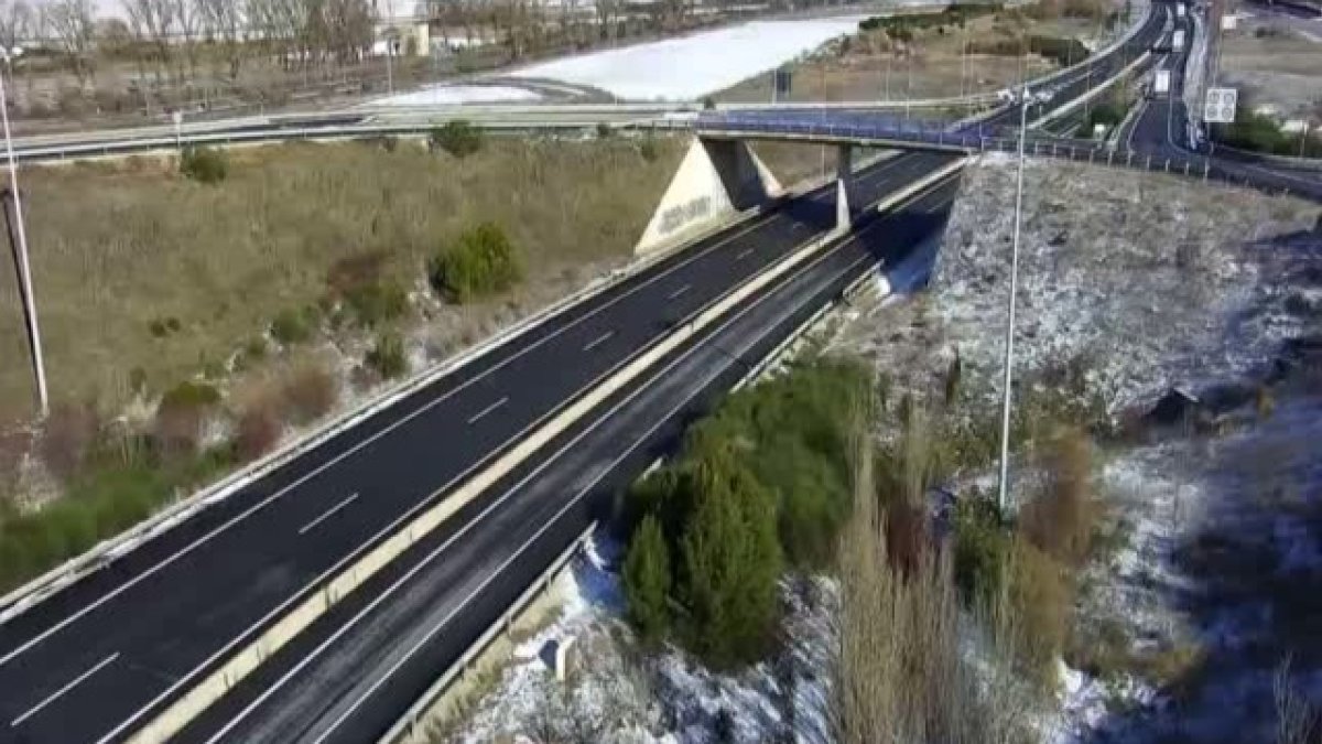 La carretera en Rubena. DGT