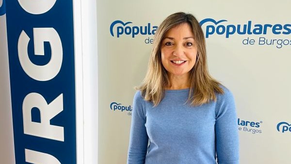 La portavoz del grupo municipal del Partido Popular en Burgos, Carolina Blasco. ECB