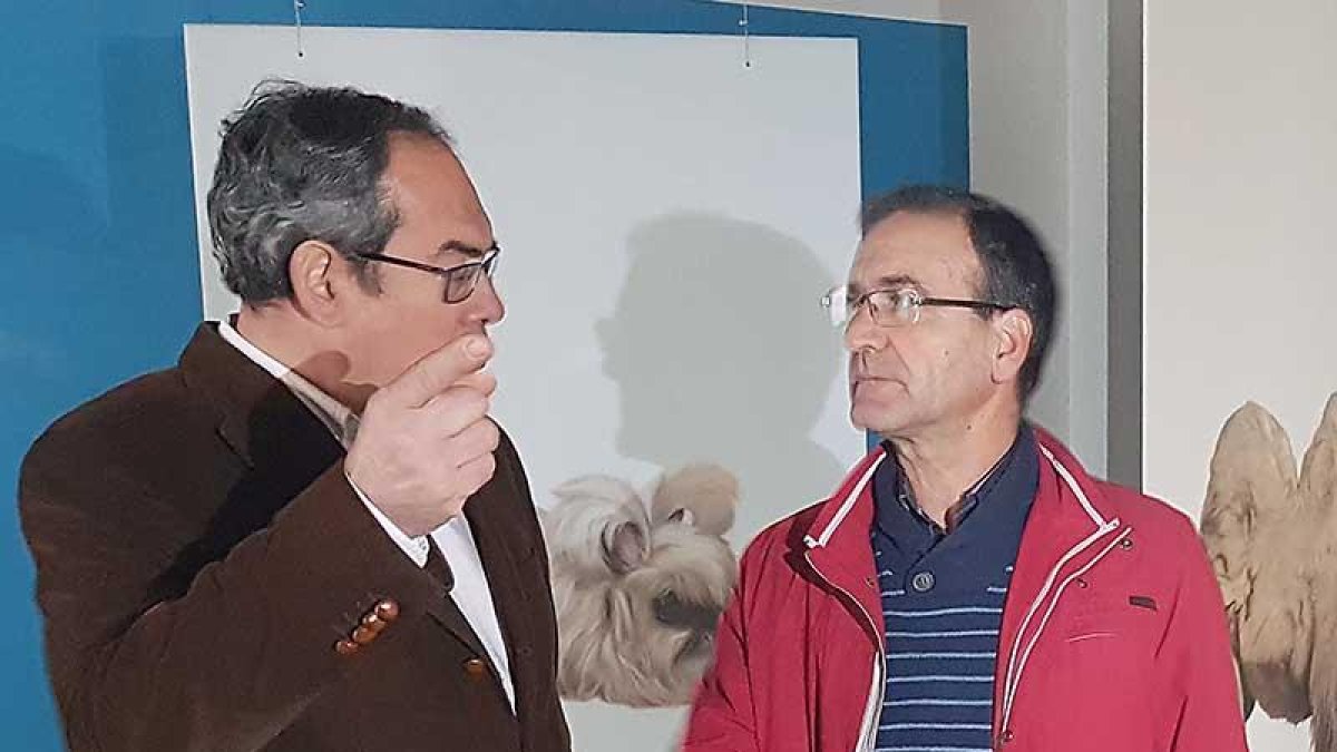 Imagen de la última visita realizada por el delegado territorial de la Junta en Burgos al Parque de La Lana.-L.V.