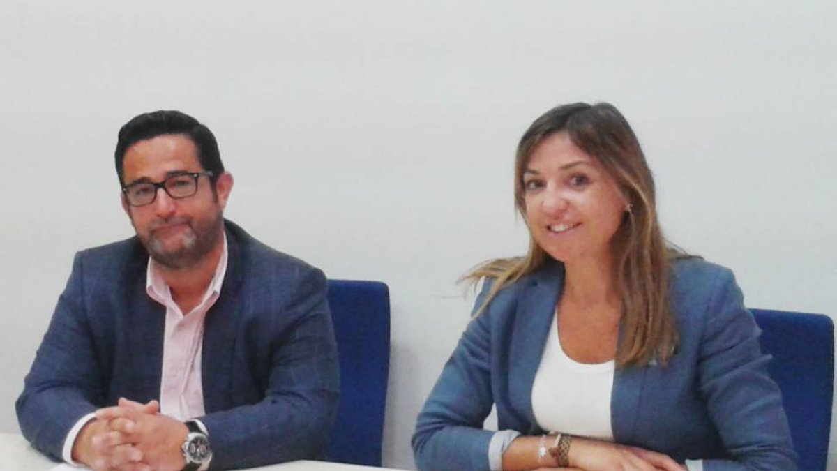 José Vicente Orden y Carolina Blasco.-ECB