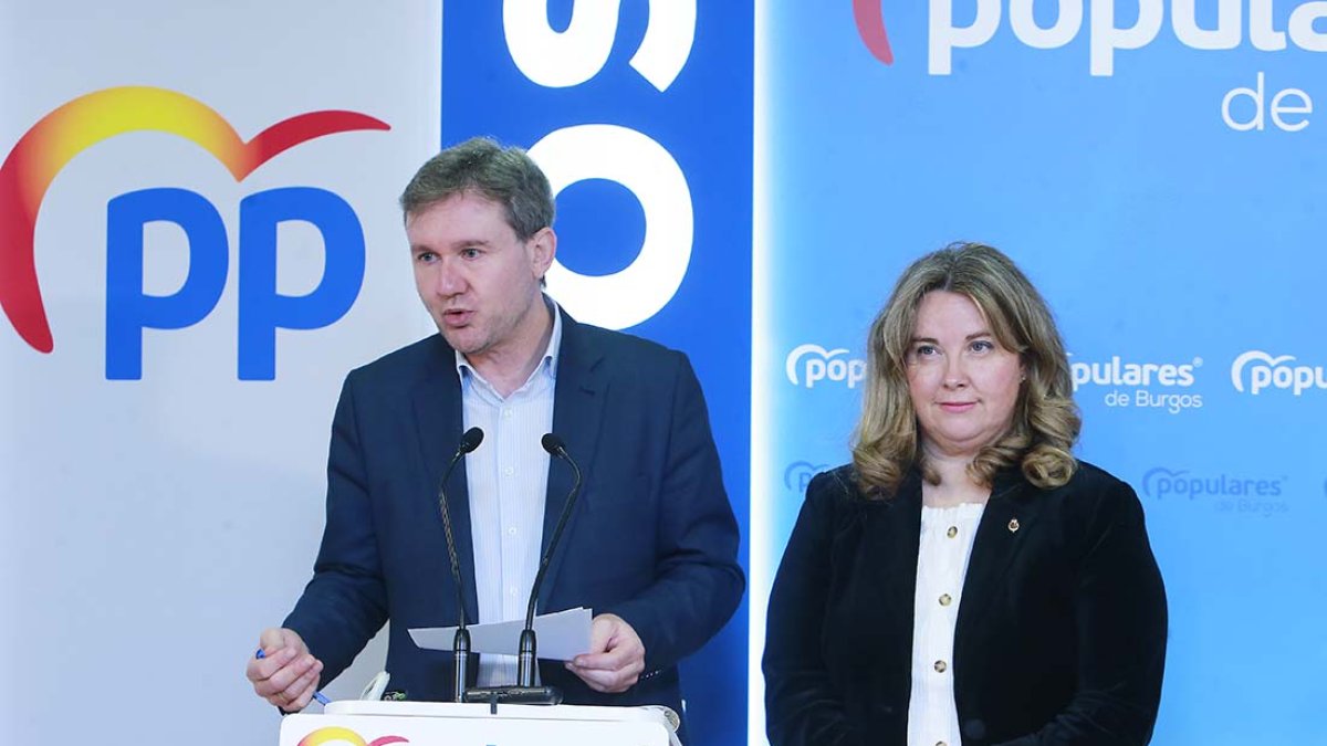 Los senadores Javier Lacalle y Cristina Ayala, en una imagen de archivo