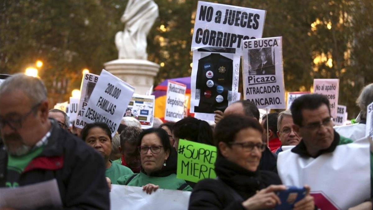 Manifestación contra el fallo de las Hipotecas-DAVID CASTRO